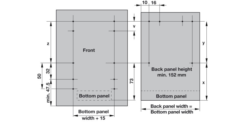 NovaPro Del Adaptor Railing 1100mm Met