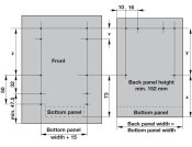 NovaPro Del Adaptor Railing 1100mm Met