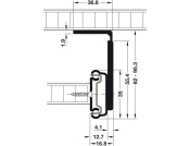 2109 Keyboard Runner Sgl 30kg 400mm BZP