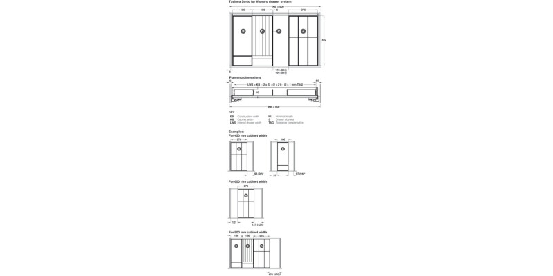 Tavinea Sorto Drawer Ins 300mm+ Vionaro Gph