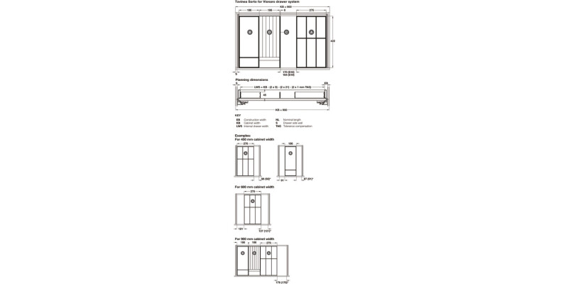 Tavinea Sorto Knife Block Vionaro BlkAsh