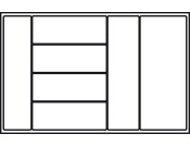 Cutlery Ins 80/60 800mm HG Pl Slv/Gry