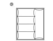 Cutlery Ins 50/60 500mm HG Pl Slv/Gry