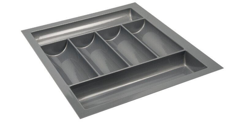 Cutlery Ins 60/60 600mm HG Pl Slv/Gry