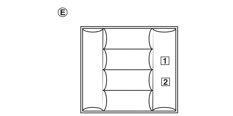 Knife Block 4 Inserts Lacq Beech Ply
