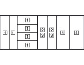 Knife Block 4 Inserts Lacq Beech Ply
