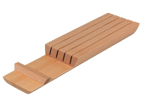 Knife Block 4 Inserts Lacq Beech Ply