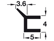 Decorative+Sealing Profile Pl Grey 1.0m