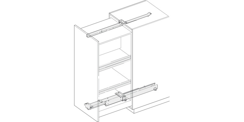 Eku Forte PO Cupboard Run 170kg 1085mm