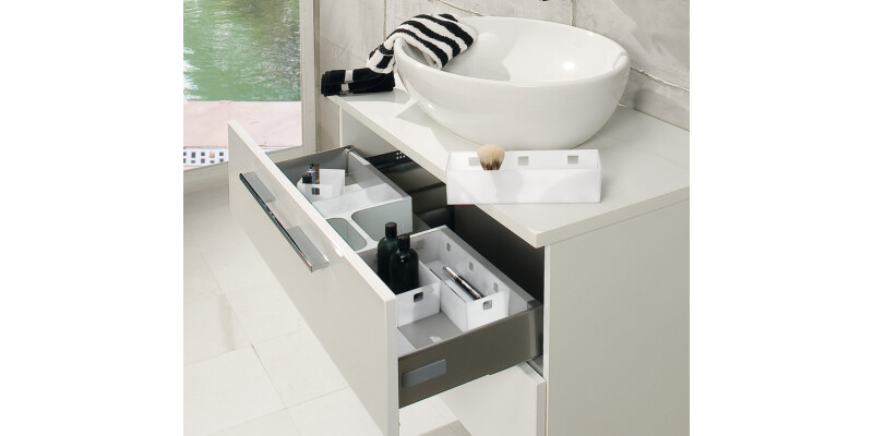 Banio Add Fixing Rail for Storage White