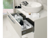 Banio Add Fixing Rail for Storage White