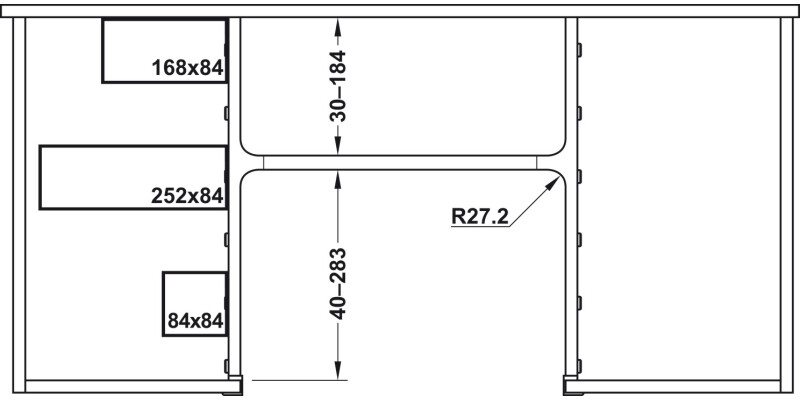 Banio H Frame Set White