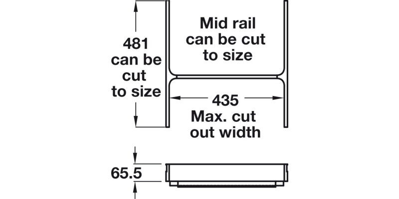 Banio H Frame Set White