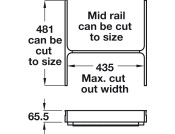 Banio H Frame Set White