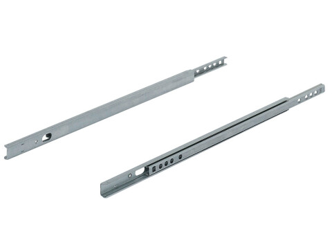 Ball Bearing Grooved Drawer Runners, Single Extension, Load Capacity 10 kg
