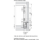 NovaPro Scala Sol AsD Drawer 186/400mm Stn