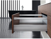 NovaPro Scala AsD Drawer+Rail 90/800mm Slv