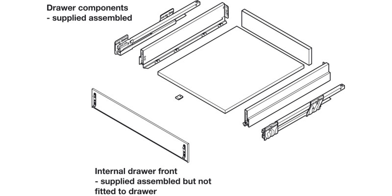 NovaPro Scala Stack Rail 1+4 300mm Slv