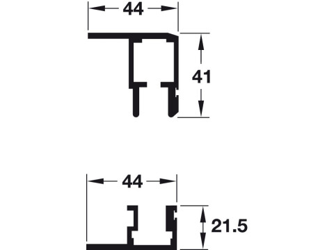 Hawa Multifold 30 Top/Btm Track 3.5m AA