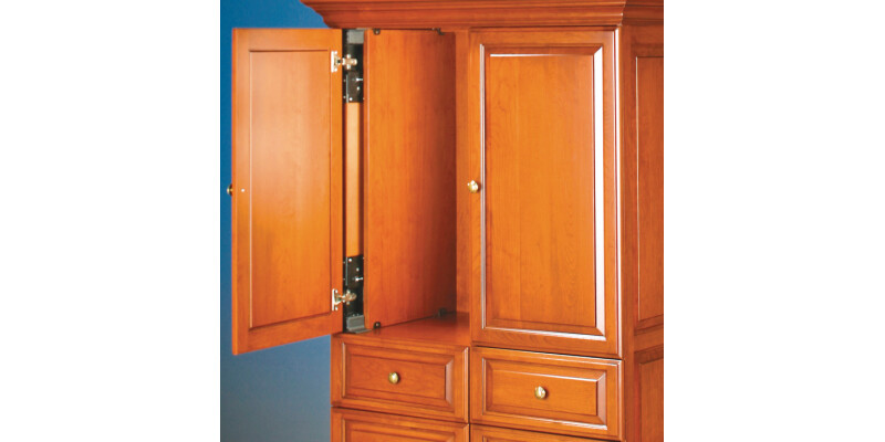 Accuride 1321 Pivot Sld DrRun Blk 557mm