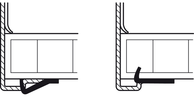 NovaPro Del Std Drawer Set 90/400mm Met