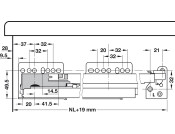 NovaPro Del Std Drawer Set 90/400mm Met