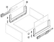 NovaPro Scala Cry+Drawer 70kg 186/450mm Slv