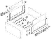 NovaPro Scala Cry+Drawer 70kg 186/450mm Slv