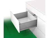 NovaPro Scala St Drawer Back 186/500mm Slv