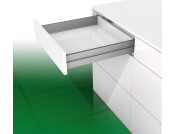 NovaPro Scala St Drawer Back 90/1000mm Slv