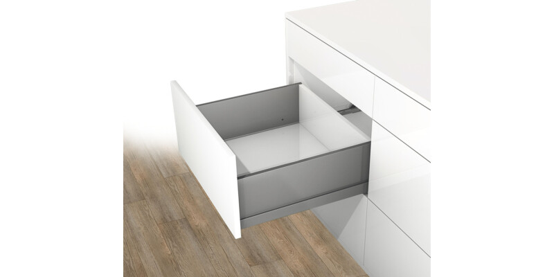 NovaPro Scala St Drawer Back 186/300mm Stn