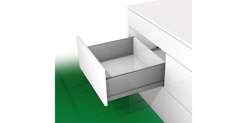 NovaPro Scala St Drawer Back 186/300mm Stn