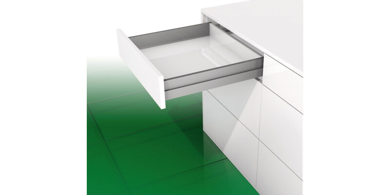 NovaPro Scala St Drawer Back 90/450mm Stn