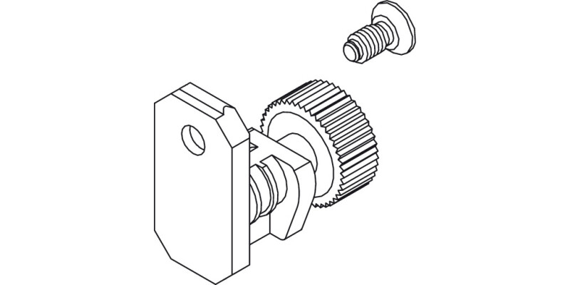 NovaPro Scala Railing Brkt for 90mm Drawer