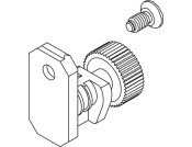 NovaPro Scala Railing Brkt for 90mm Drawer