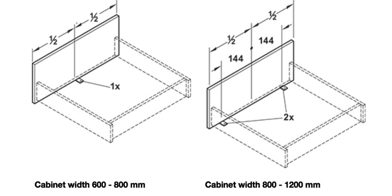 NovaPro Scala Front Base Connector InDrw