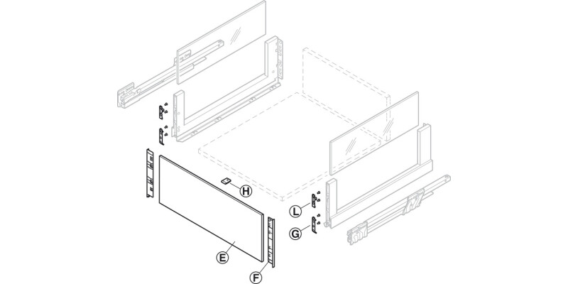 NovaPro Scala Front Base Connector InDrw