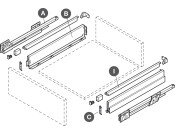NovaPro Scala Rec Rail 500mm Slv