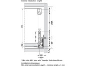 NovaPro Scala Rec Rail 500mm Slv