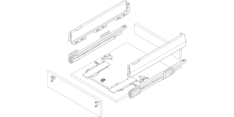 NovaPro Del Support f Cab Wd Over 800mm