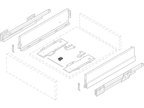 NovaPro Del Support f Cab Wd Over 800mm