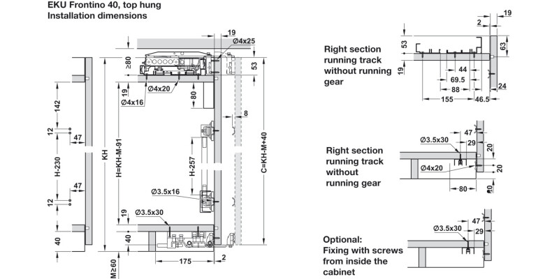 Eku Frontino 40 FS Comp FitSet 2Dr L
