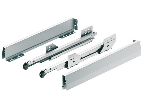 MX Over Ext Drawer Set 45kg 92/500mm Gry