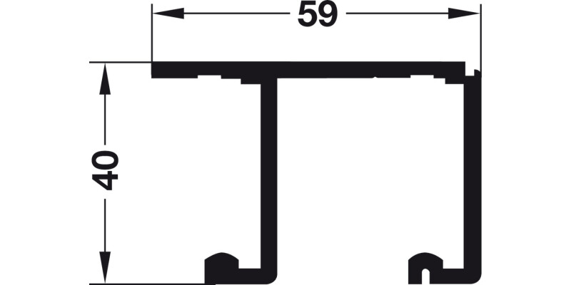 Eku Combino 60H IF Dbl Top Track 2.5m