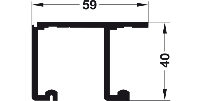 Eku Combino 60H IF Dbl Top Track 2.5m