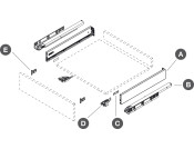 Vionaro Drawer Set Dynapro 121/500mm Gph