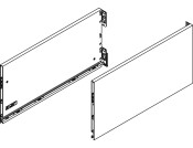 Vionaro Drawer Sides 249/500mm Gph