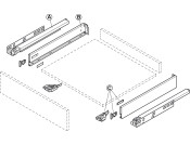 Vionaro Drawer Sides 89/270mm Gph