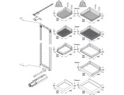 Swing Out Larder Unit, For Cabinet Width 500mm, Artline Glass Side Baskets, VS TAL Gate