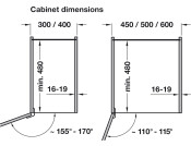 Swing Out Larder Unit, For Cabinet Width 500mm, Artline Glass Side Baskets, VS TAL Gate
